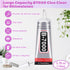 B7000 Glue Clear for Rhinestones 110mL B-7000 Jewelry Bead Gem Glue with Precision Tip for Clothe Fabric Shoes DIY Crafts Jewelry Making Nail Art...