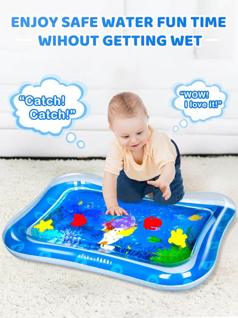 SEPHIX Baby Toys - 0-12 Months Boy Gifts, Water Tummy Time Mat, Newborn Essentials, Teething & Sensory Toys for Babies...
