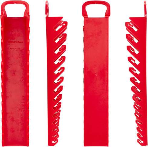 TEKTON 14-Tool Stubby Combination Wrench Holder (Red) | OWP21214 | Made in USA...