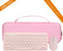 Aproca Pink Hard Travel Storage Case, for Logitech K380 Multi-Device Bluetooth Keyboard and Logitech Pebble M350 / i345 Mouse...