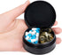 2 Compartment Metal Pill Box - Waterproof Aluminium Travel Pill Case Daily Purse Pocket Medicine Container, Portable Pill Organizer Holder for Med...