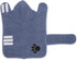 Bone Dry Pet Robe Collection, Embroidered Absorbent Microfiber Bath Robe with Adjustable Closure, for Dogs & Cats, Small, Stonewash Blue...