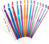 GIRLOOKA 14PCS Aluminum Crochet Hooks Set Multicolor Aluminum Handle Knitting Needles Craft Yarn 2-10mm......