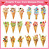Ice Cream Party Kids Sticker Sheets, 36 Sheets Build Your Own Stickers, Mix And Match Ice Cream Decals Stickers, DIY Crafts Stickers Face Stickers...