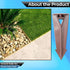Plastic Ground Replacement Landscape Light Stake Heavy Duty Direct Burial Light Ground Stakes for Low Voltage Landscape Lights Outdoor Landscape L...