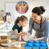 Rice Krispies Silicone Mold for Rice Krispies Treats Baking, 6-Cavity Granola Cereal Bars Mold for Chocolate Cheesecake Brownie...