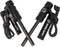 Swiss Safe 5-in-1 Fire Starter with Compass, Paracord and Whistle (2-Pack) for Emergency Survival Kits, Camping, Hiking, All-Weather Magnesium Fer...