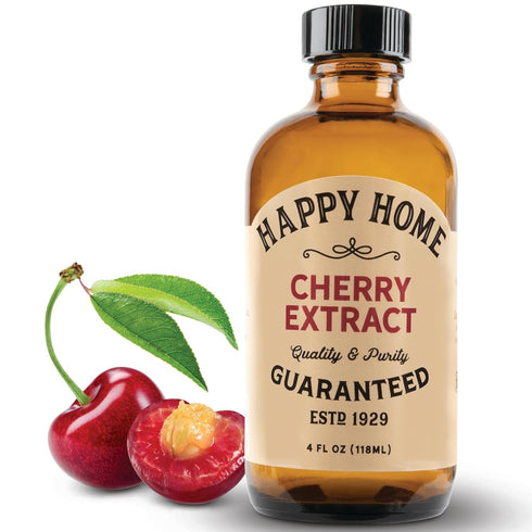 Happy Home Natural Cherry Flavor - Certified Kosher, 4 oz....