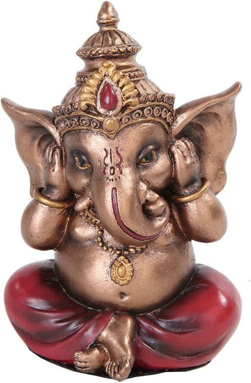 Pacific Giftware Colorful See Hear Speak NO Evil Ganesha Eastern Enlightenment Lord Sculpture...