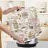 Coffee Print Appliance Cover Dust Cover for 6 Quart Electric Pressure Cooker Rice Cooker Cover Kitchen Decorative Cover for Air Fryer Dustproof Pr...