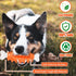 Tough Dog Toys for Aggressive Chewers Large Breed, Bacon Flavor Dog Chew Bones, Dog Chew Toys for medium and large dogs (Orange)...