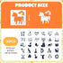 30 Pack Cute Baby Shower Stencils for Onesie Decorating Kit, Reusable Animal Themed Templates Shirt Fabric Stencils for Boy Girl Bodysuit Bibs Bag...