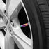 TVC29 Red 4pcs Long Spike Spiked Tire Valve Stem Caps Metal Thread Wheel Tires...