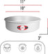 Fat Daddio's PCC-103 Anodized Aluminum Round Cheesecake Pan, 10 x 3 Inch...