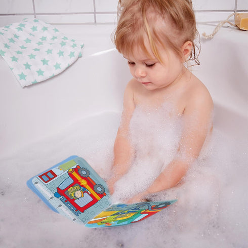 HABA Magic Color Changing Bath Book: Fire Brigade, Bath Toys for Toddlers, Water Toys for Toddlers 1-3 & Water Table Accessories...