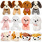12 Pack Dog Stuffed Animals, 4.8 Inch Small Stuffed Animals Bulk, Assorted Puppy Stuffed Animals, Stocking Stuffers...