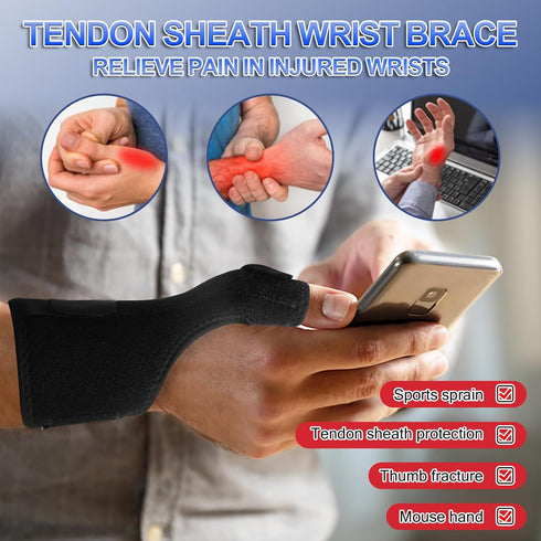 Thumb Splint Brace Reversible Thumb Wrist Stabilizer Compression Splint for Thumb Arthritis Tendonitis Sprained Carpal Tunnel Thumb Splint Wrist S...