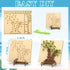Janlaugh Set of 4 Summer String Art Kit Palm Trees Cactus Sunflowers Pineapple String Art Craft Wood Box Sign Make Your Own String Art Board with ...