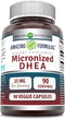 Amazing Formulas Micronized DHEA 25mg 90 Veggie Capsules Supplement | Non-GMO | Gluten Free | Made in USA | Ideal for Vegetarians | Dehydroepiandr...