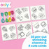 Ooly Shrink-Its! 24 PC DIY Shrinking Art Bracelet Kit That Creates BFF Bracelets, Includes 20 Plastic Pre Cut Charms and More! No Mess Art for Kid...