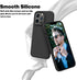 OTOFLY Designed for iPhone 13 Pro Max Case, Silicone Shockproof Slim Thin Phone Case for iPhone 13 Pro Max 6.7 inch (Black)...