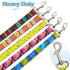 10FT Strong Nylon Dog Leash, Unique and Vibrant Print Pattern Dog Leash for Medium and Large Dogs Daily Outdoor Walking Running...
