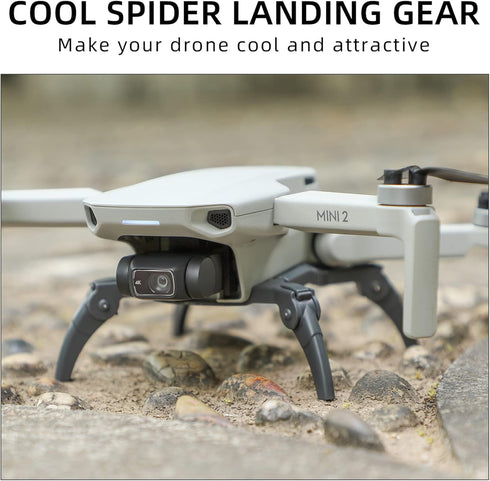 Spider Landing Gear Extension Leg Foldable Brackets Landing Gear Leg for DJI Mini 2/SE Mavic Mini, Lightweight Drone Accessories Holder Height Ext...