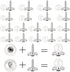 20 Sets Pearl Buttons Pearl Brooch Buttons Pearl Pins for Clothes No Sew Cover Up Buttons Removable Reusable Pearl Safety Pins for Women Girls Shi...