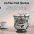 Coffee Pod Holder, Large Capacity K Cup Holder, Nespresso Pods Holder K Cup Organizer for Kitchen Countertop, Coffee Bar Accessories, Pod Holder f...