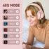 Wireless Bluetooth Headphones Over Ear 65H Playtime HiFi Stereo Headset with Microphone and 6EQ Modes Foldable Bluetooth V5.3 Headphones for Trave...