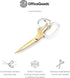 OfficeGoods 9” Stainless Steel Acrylic Scissors for Office and Home - Aesthetic and Sharp All Purpose Scissors, Perfect for Sewing, Arts and Craft...