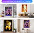 3 Packs 5D Diamond Painting Paint by Numbers Kits for Adult and Kids,Cartoon Princess Round Full Drill Crystal Rhinestone Embroidery Cross Stitch ...