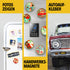 Magnetic Sheets with Adhesive Backing - 4x6 10 Pack Adhesive Sheets for Magnetic Stickers and Photos - 100% Customizable...