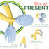 Toddler Utensils Baby Spoons and Forks Set with Case Bendable Self Feeding Training Flatware Silicone Spoon Fork for Kids Babies Children Handle T...