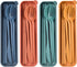 Travel Utensils with Case, Reusable Utensils Set with Case, Lunch Box Utensils Set Portable Utensils Set for Lunch Box School Picnic Travel Campin...