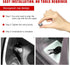 Zicine 12 PCS Car Tire Valve Stem Caps, Aluminum Alloy Wheel Valve Covers with Rubber O-Ring, Corrosion Resistant Leak-Proof Tire Air Cap Set, Uni...