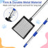 JAMIEWIN Extendable Cat Litter Scoop, Long Handle Litter Sifting Shovel, No Bending Back Detachable Cat Litter Sifter Non-Stick Heavy Duty Metal P...