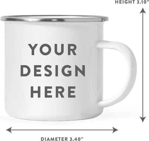 Andaz Press 11oz. Stainless Steel Hot Chocolate Campfire Coffee Mug, Rise And Shine Mother Cluckers, 1-Pack, Farm Chicken Barn Metal Enamel Campin...
