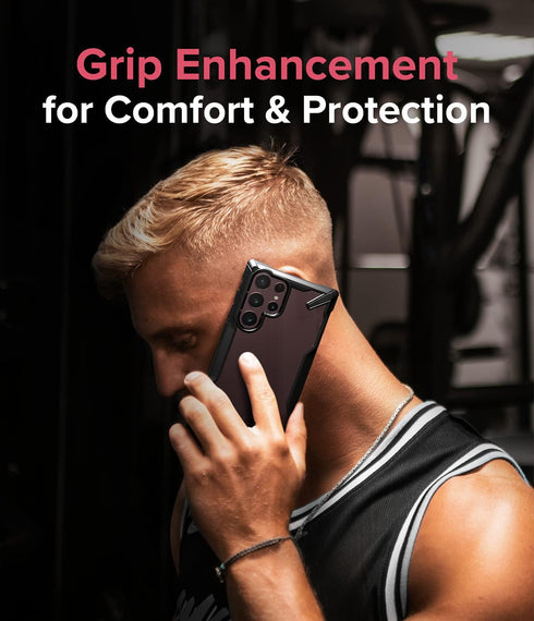Ringke Fusion-X Compatible with Samsung Galaxy S22 Ultra 5G Case (2022), Clear Hard Back with Shockproof Enhanced Side Protective Bumper Phone Cov...