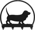 SWEN Products Basset Hound Metal Key Chain Hanger - Leash Holder...