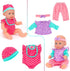deAO Baby Doll Clothes for 12 13 14 Inch Dolls,6 Sets Doll Clothes and Accessories,Dress Up Fun,Doll Outfits Accessories Underwear for Doll Gift (...