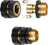 Twinkle Star 3/4 Inch Garden Hose Fitting Quick Connector Male and Female Set (6 Sets)...