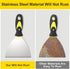 5Pcs Putty Knife, Set, 1" 2" 3" 4" 5" Scraper, Spackle Knife, Paint Scraper, Scraper Tool, No Rusting, Perfect For Repairing Drywall, Removing Wal...