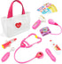Liberry Doctor Kit for Toddlers 3-5 Years Old, 18-Piece Doctor Bag Pretend Play Toys, Durable Medical Kit with Toy Stethoscope, Pink Doctor Gift f...