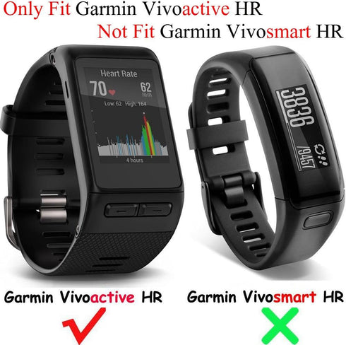 Band for Garmin Vivoactive HR Watch, Soft Silicone Wristband Replacement Band for Garmin Vivoactive HR Sports Watch...