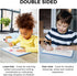 LOUKIN Small Dry Erase Lapboard, 9 x 12 Inch Double Sided (Ruled/Plain), Seamless Frame Design, Mini Magnetic Whiteboard Set, Great for Kids, Clas...