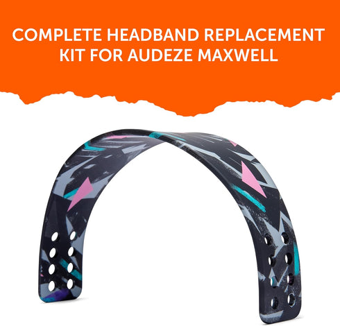 WC HeadbandZ Maxwell - Upgraded Silicone Headband for Audeze Maxwell by Wicked Cushions - Enhanced Flexibility, Comfort, and Style with Matching E...
