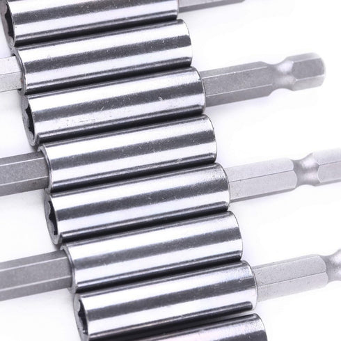 Rocaris 10 Pack Magnetic Extension Socket Drill Bit Holder 1/4" Hex Power Tools...