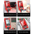 Digital Multimeter, DC AC Voltmeter, High Accuracy Automatic Fire Prevention Tester Kit with Backlight LCD Display, Receptacle Tester, Test Leads ...
