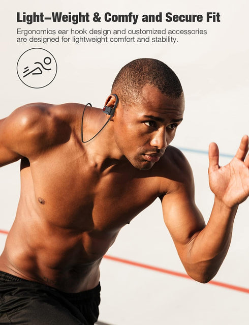 Otium Bluetooth Earbuds Wireless Headphones Bluetooth Headphones, Sports Earbuds, IPX7 Waterproof Stereo Earphones for Gym Running 15 Hours Playti...